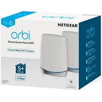 Netgear Orbi AX4200 Wireless Tri-Band Mesh Wi-Fi 6 System | Electronic Express