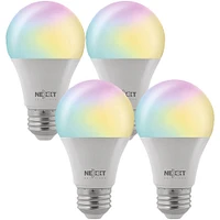 Nexxt Solutions Multicolor A19 Smart Bulb 4 Pack- NHBC110 | Electronic Express