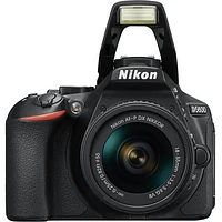 Nikon 1580 D5600 DSLR Camera with 18-55mm / 70-300mm Lenses OPEN BOX D5600BUND | Electronic Express