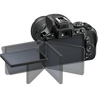 Nikon 1580 D5600 DSLR Camera with 18-55mm / 70-300mm Lenses OPEN BOX D5600BUND | Electronic Express