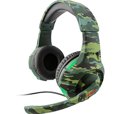 NYKO Technologies Universal Combat Headset - Green Camo | Electronic Express