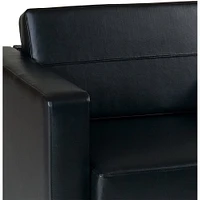 OSP Home Furnishing Pacific Contemporary Armchair - Black | Electronic Express