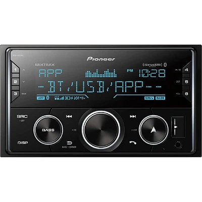 Pioneer Black Double DIN Digital Media Receiver With Built-In Bluetooth | Electronic Express