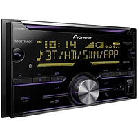 Pioneer FH-X830BHS Double DIN CD Receiver with Bluetooth OPEN BOX FHX830 | Electronic Express