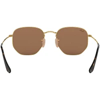 Ray-Bans Hexagonal Arista Copper Flash Crystal  | Electronic Express