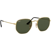 Ray-Bans Hexagonal Arista G-15 Green Crystal | Electronic Express