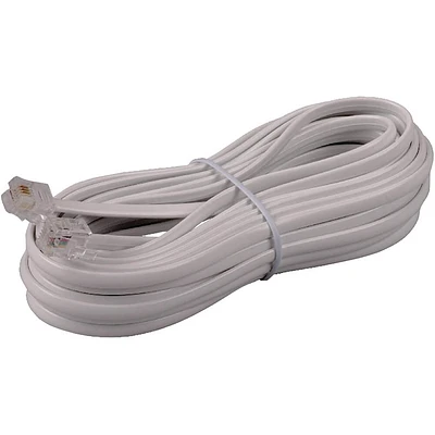 RCA Ft White Phone Line Cord | Electronic Express