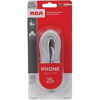 RCA Ft White Phone Line Cord | Electronic Express