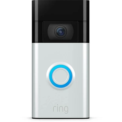 Ring Video Doorbell (2020 Release) in Satin Nickel- RINGSATINNIC | Electronic Express