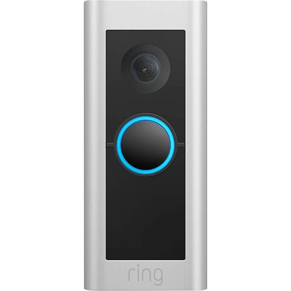 Ring Wired Doorbell Pro - Satin Nickel | Electronic Express