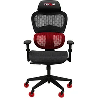 RTA Products AIRFLEX Cool Mesh Gaming Chair - Red | Electronic Express