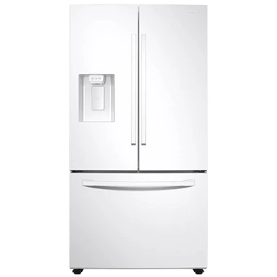 Samsung 27 Cu. Ft. White French Door Refrigerator | Electronic Express