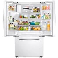 Samsung 27 Cu. Ft. White French Door Refrigerator | Electronic Express