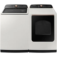 Samsung 5.5 Cu. Ft. Ivory Smart HE Top Load Washer With Super Speed Wash | Electronic Express