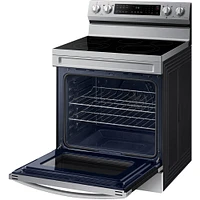 6.3 Cu. Ft. Stainless Smart Freestanding Electric Range | Electronic Express