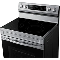 6.3 Cu. Ft. Stainless Smart Freestanding Electric Range | Electronic Express