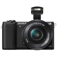 Sony ILCE5100L/B a5100 DSLR Camera with 16-50mm Lens  OPEN BOX  ILCE5100L | Electronic Express