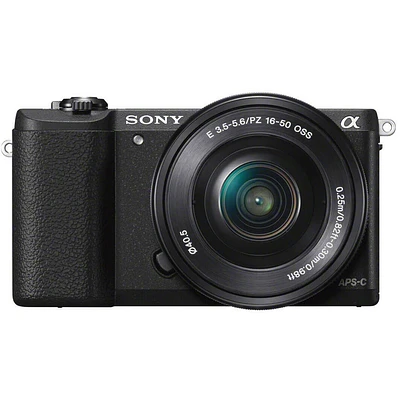 Sony ILCE5100L/B a5100 DSLR Camera with 16-50mm Lens  OPEN BOX  ILCE5100L | Electronic Express
