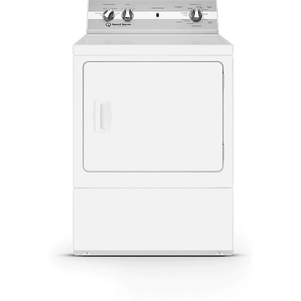 Speed Queen 7.0 Cu. Ft. White Gas Dryer | Electronic Express