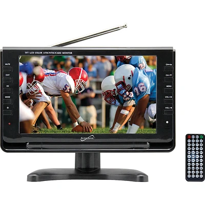 SuperSonic 9 inch Portable Widescreen LCD TV with Tuner | Electronic Express