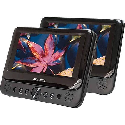 Sylvania Dual 7 inch Portable DVD Players- Recertified- SDVD8739 | Electronic Express