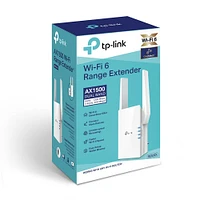 TP-Link RE505X AX1500 Wi-Fi 6 Range Extender - White | Electronic Express