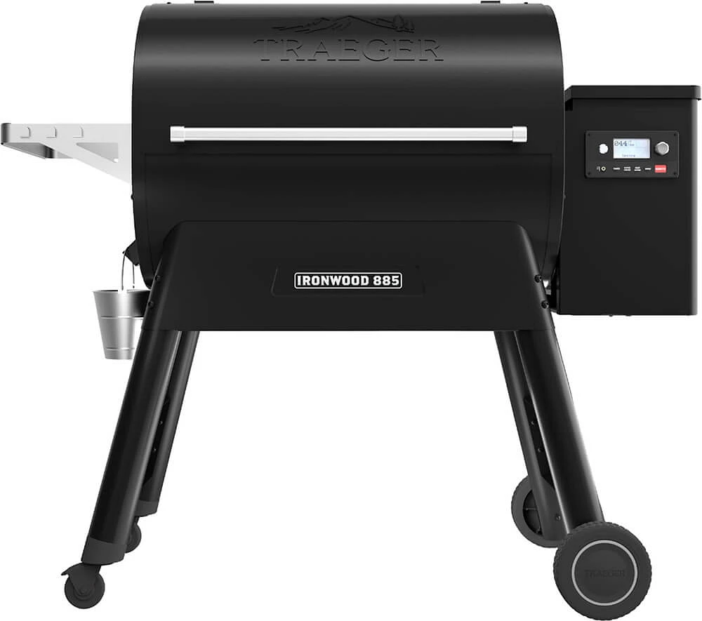 Traeger Ironwood 885 Black Wood Pellet Grill | Electronic Express