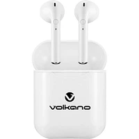 Volkano VK1127WHT True Wireless Bluetooth Headphones - White | Electronic Express