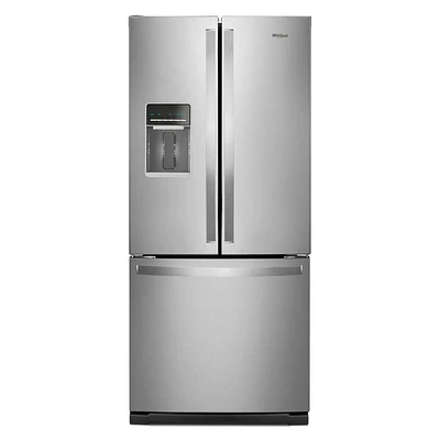 Whirlpool WRF560SEHZ 20 Cu.Ft. Stainless French Door Refrigerator | Electronic Express