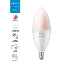 WiZ LED 40W B12 Color Candle Bulb | Electronic Express