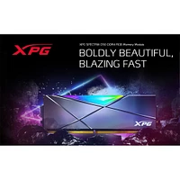 XPG SPECTRIX D50 RGB Desktop Memory - 32GB DDR4 (White) | Electronic Express