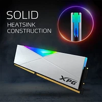 XPG SPECTRIX D50 RGB Desktop Memory - 32GB DDR4 (White) | Electronic Express