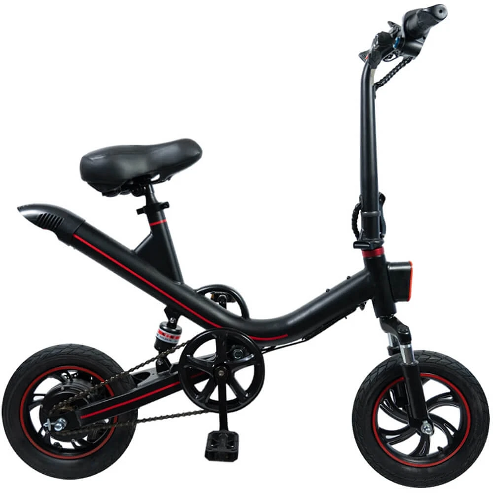 Yool V1 Electric Bike - Black | Electronic Express