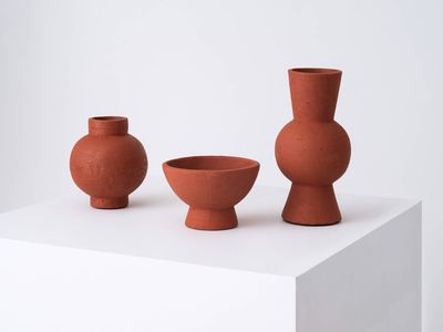 Terracotta Tall Vase