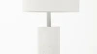 Lampe de table Drum — Blanche