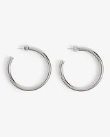 Tube Hoop Earrings Women's Gold