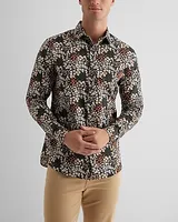 Slim Mixed Floral Stretch 1Mx Dress Shirt