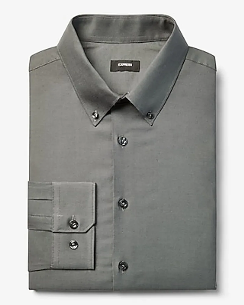 Classic Solid Stretch Pinpoint Oxford 1Mx Dress Shirt Men's