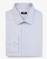 Slim Mini Geo Print Stretch 1Mx Dress Shirt Men's