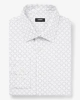 Slim Geo Print Stretch 1Mx Dress Shirt Men