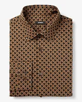 Slim Houndstooth Stretch 1Mx Dress Shirt