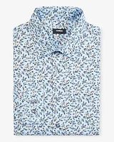 Classic Floral Print Stretch 1Mx Dress Shirt Men