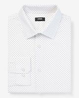 Classic Geo Dot Print Stretch 1Mx Dress Shirt