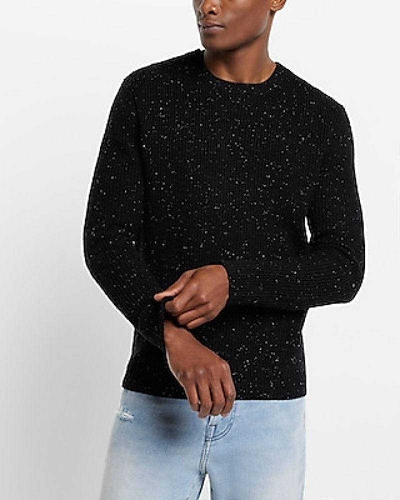 Wool-Blend Crew Neck Sweater Men's