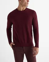 Cotton Textured Stitch Crew Neck Sweater Men's