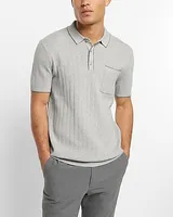 Modern Prep Short Sleeve Sweater Polo Men