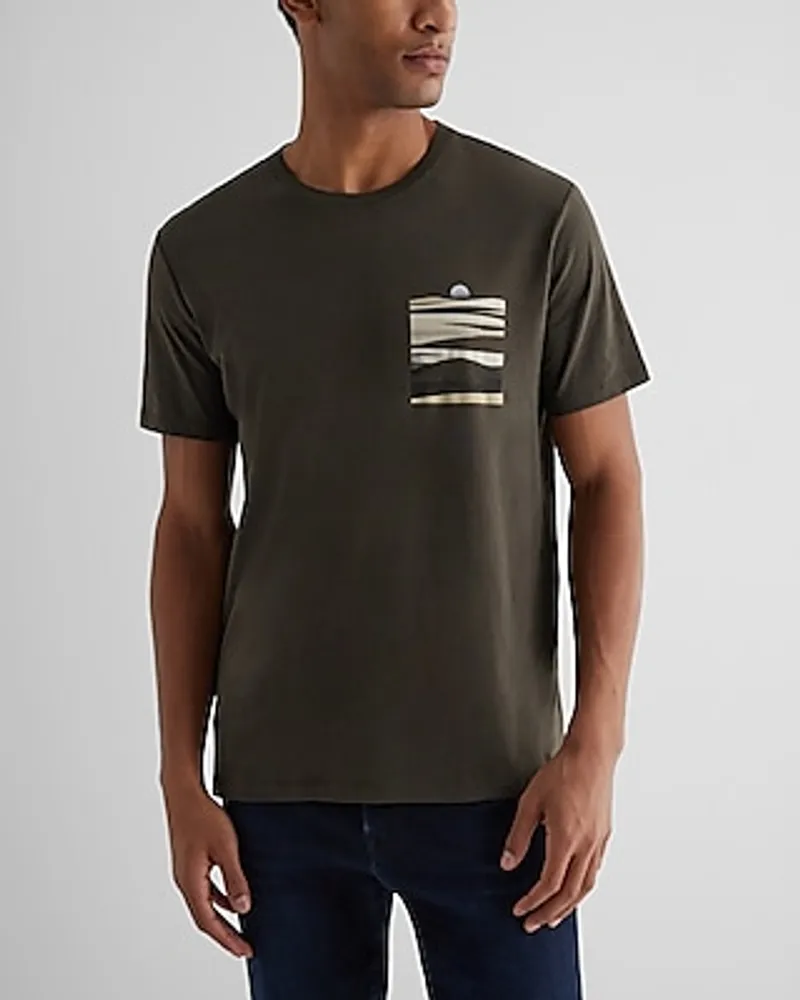 Horizon Chest Graphic Perfect Pima Cotton T-Shirt