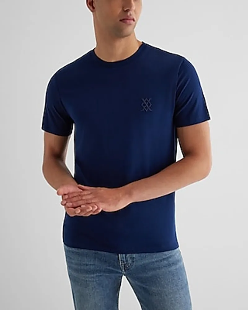 Diamond X Logo Perfect Pima Cotton Graphic T-Shirt Men