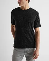 Relaxed Swirl Print Perfect Pima Cotton Crew Neck T-Shirt Neutral Men's