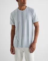 Relaxed Striped Linen-Blend T-Shirt